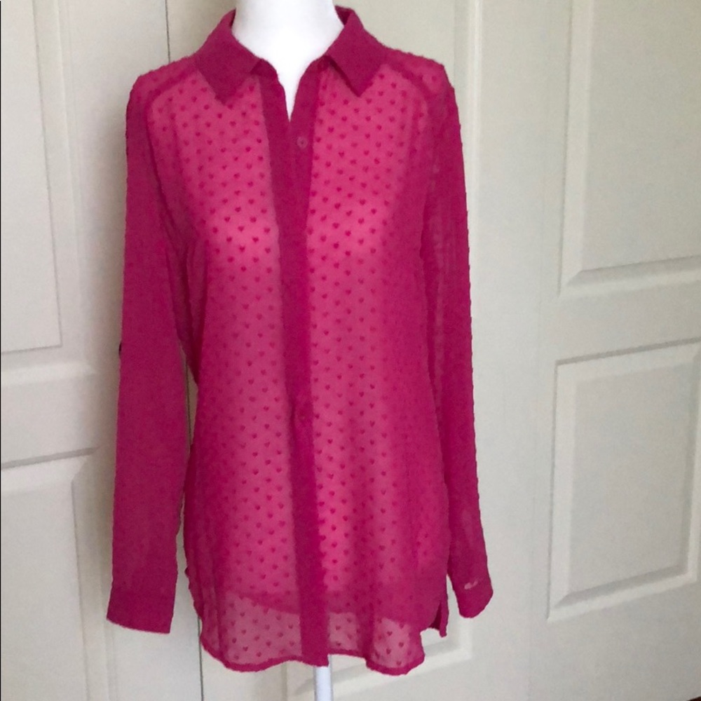 L’Amour Nanette Lepore blouse, size M.